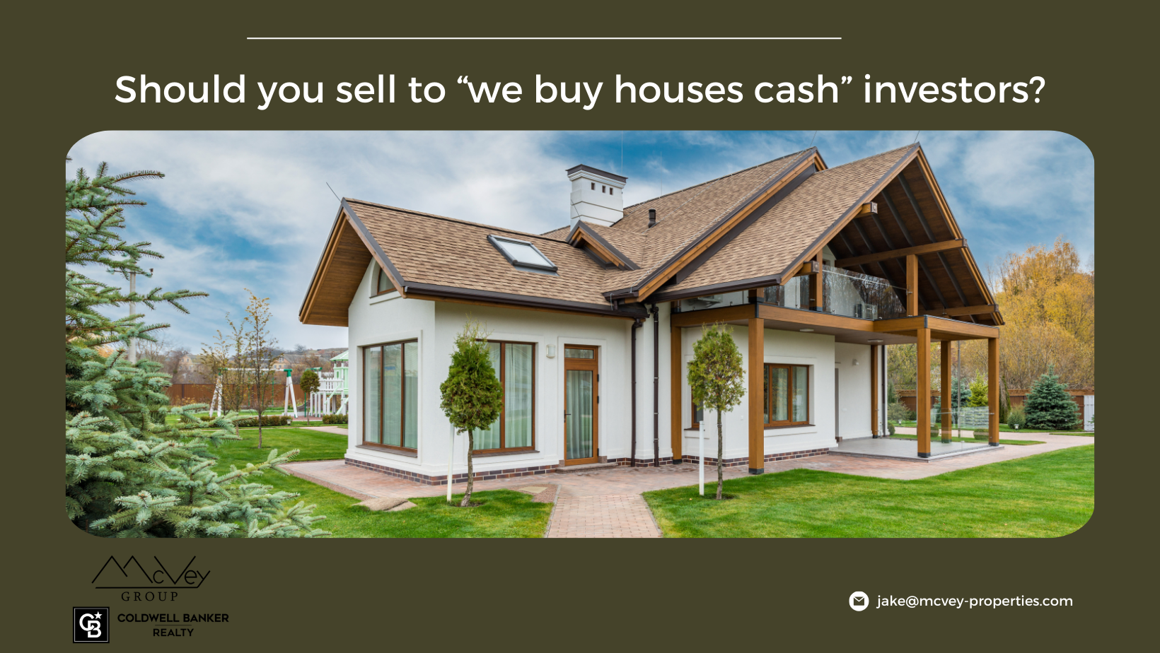should you sell your house to "we buy houses cash" investors?